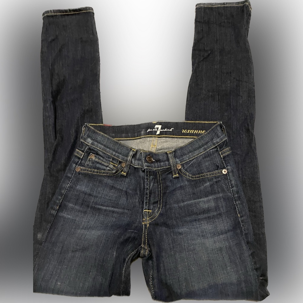7 For All Mankind Roxanne Skinny Jeans - Picture 3 of 6